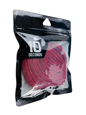 10 Seconds ® Athletic Hockey / Skate / Lacrosse Lace | Maroon