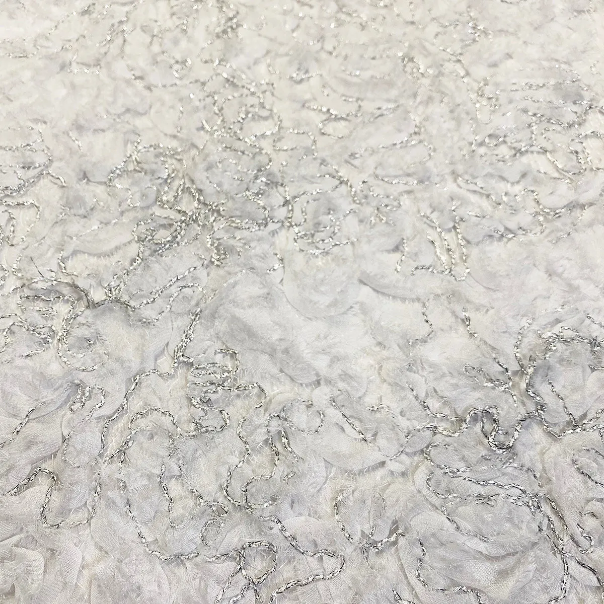 10pcs - Patina Sheer Table Runner 14"x108" - White
