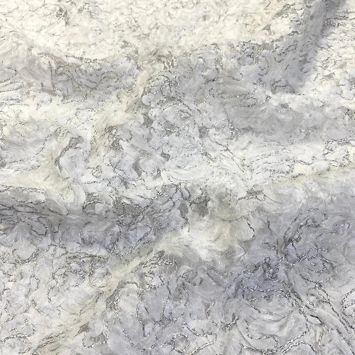 10pcs - Patina Sheer Table Runner 14"x108" - White