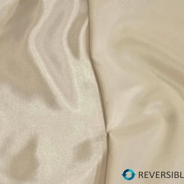 10pcs - Shantung Satin (Reversible) Table Runner 14"x108" - Ivory