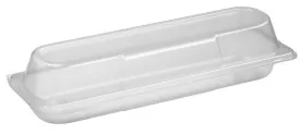 9" Plastic Baguette Hinged Wedges