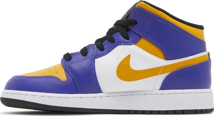 Air Jordan 1 Mid GS Lakers, purple