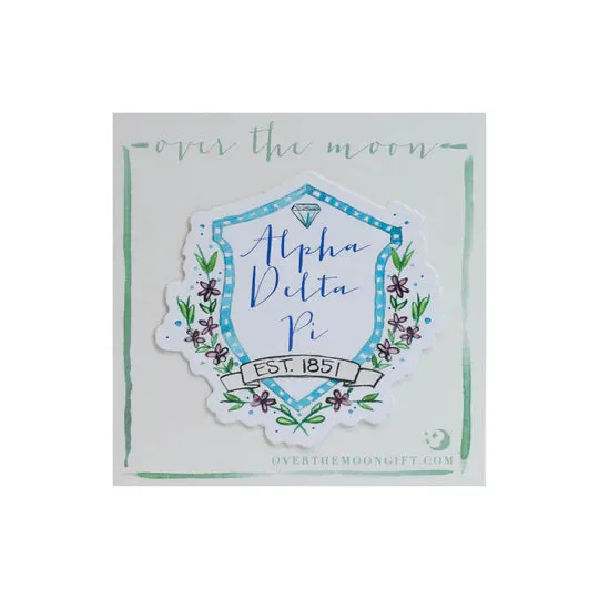 Alpha Delta Pi - Motif Decal
