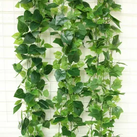 Artificial Hanging Plants Leaf Garland 100"