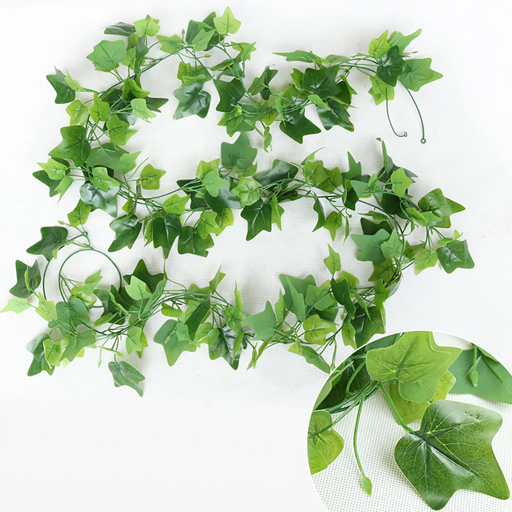 Artificial Hanging Plants Leaf Garland 100"