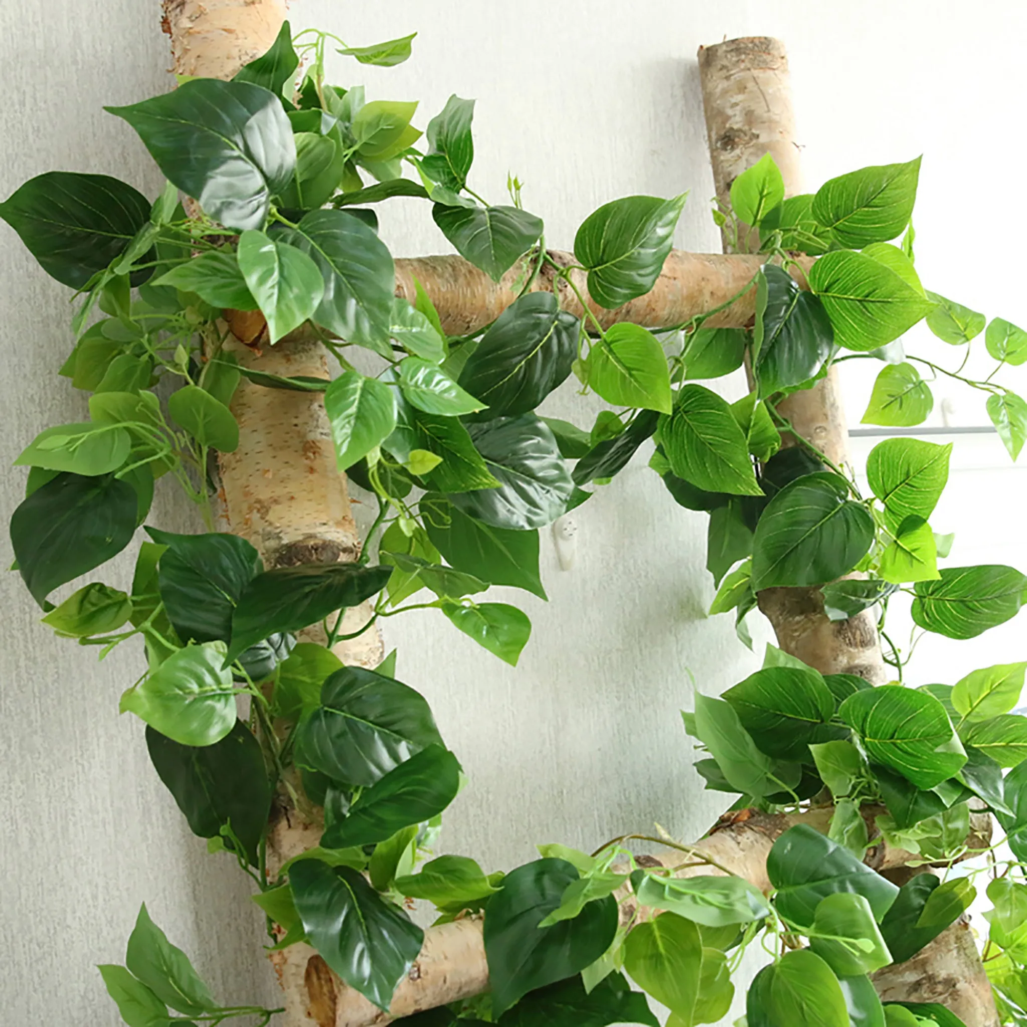 Artificial Hanging Plants Leaf Garland 100"