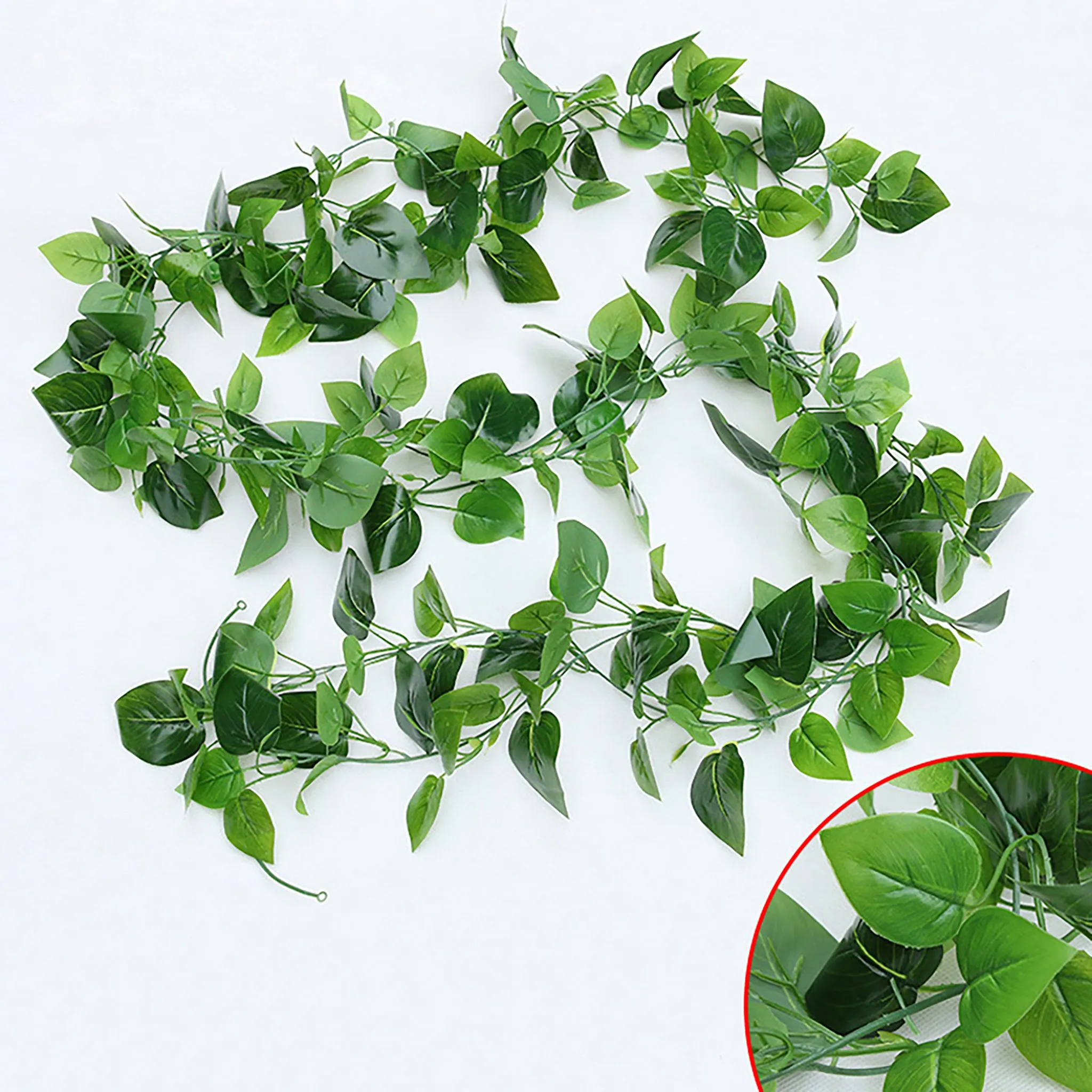 Artificial Hanging Plants Leaf Garland 100"