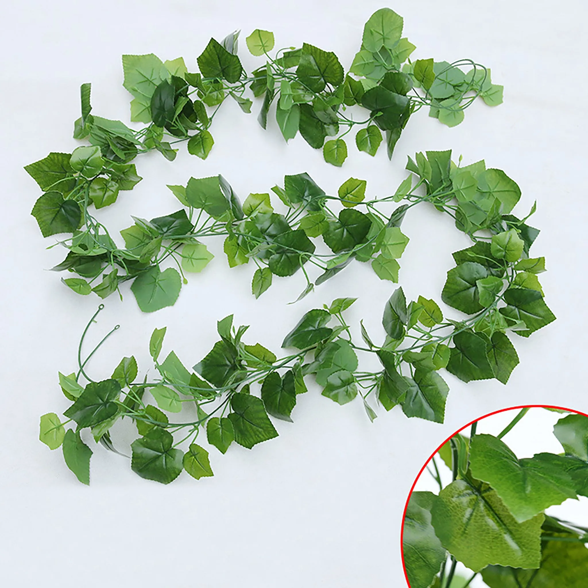 Artificial Hanging Plants Leaf Garland 100"