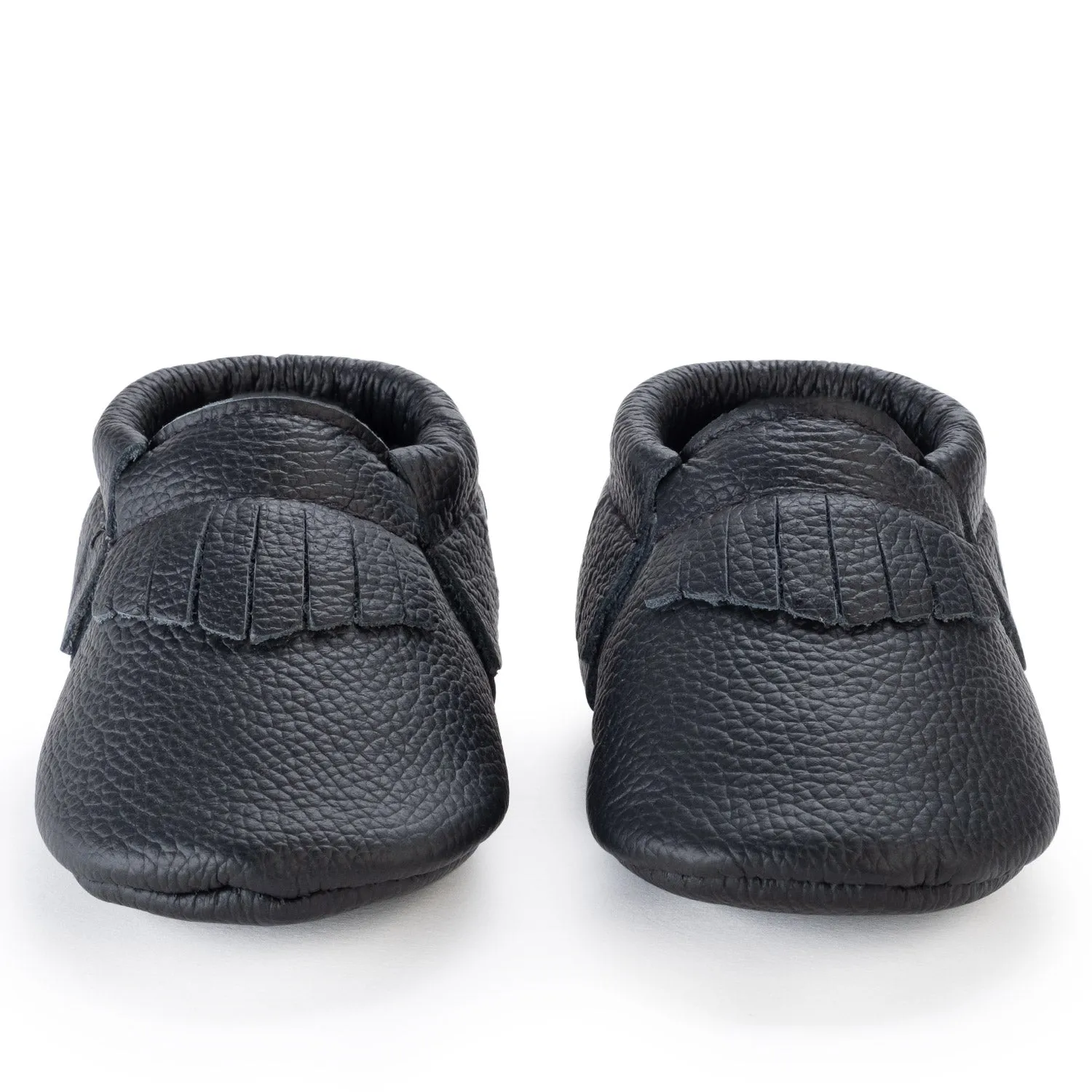 Black Baby Moccasins