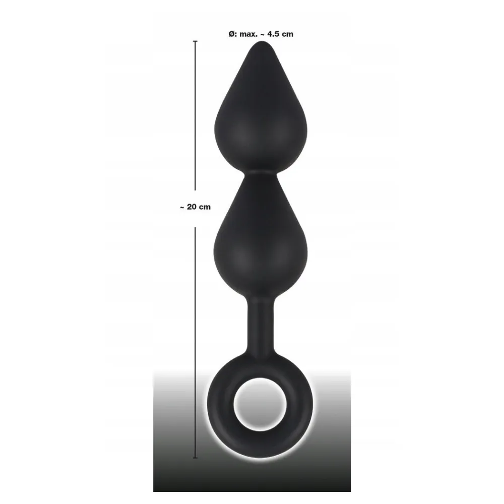 Black Velvets Double Anal Plug