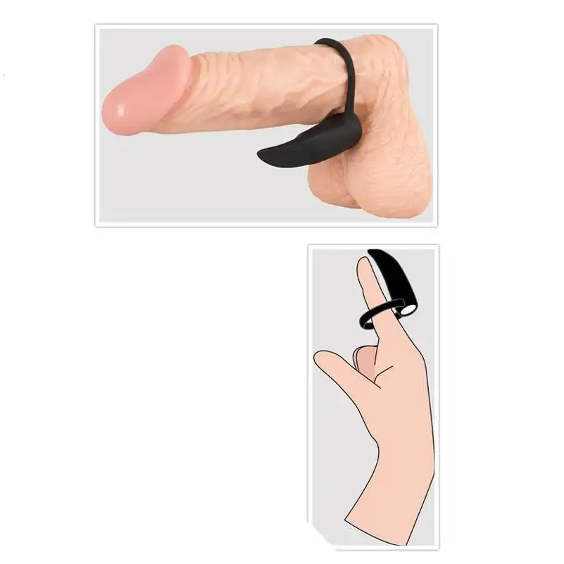 Black Velvets Multi-purpose Vibrating Cock Ring with Clit Stim