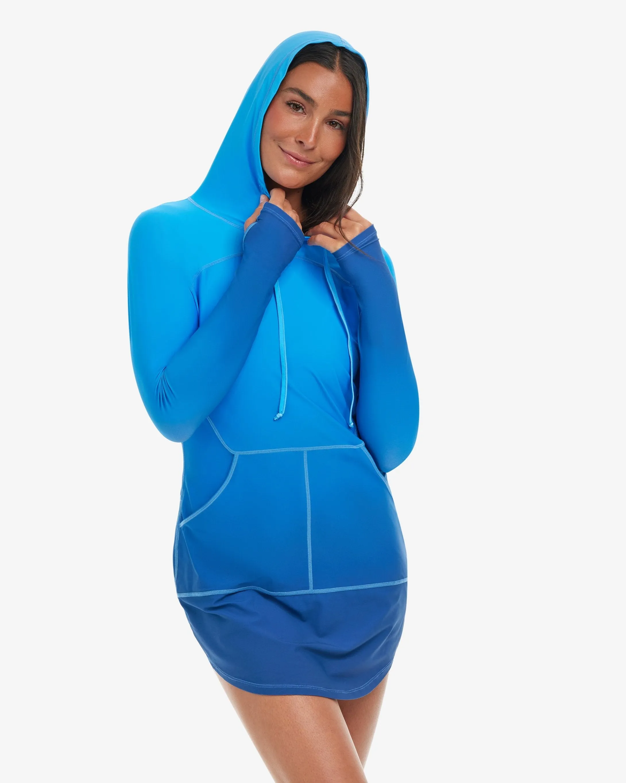 BLOQUV x JANTZEN- WOMEN'S HOODIE DRESS (2009J)