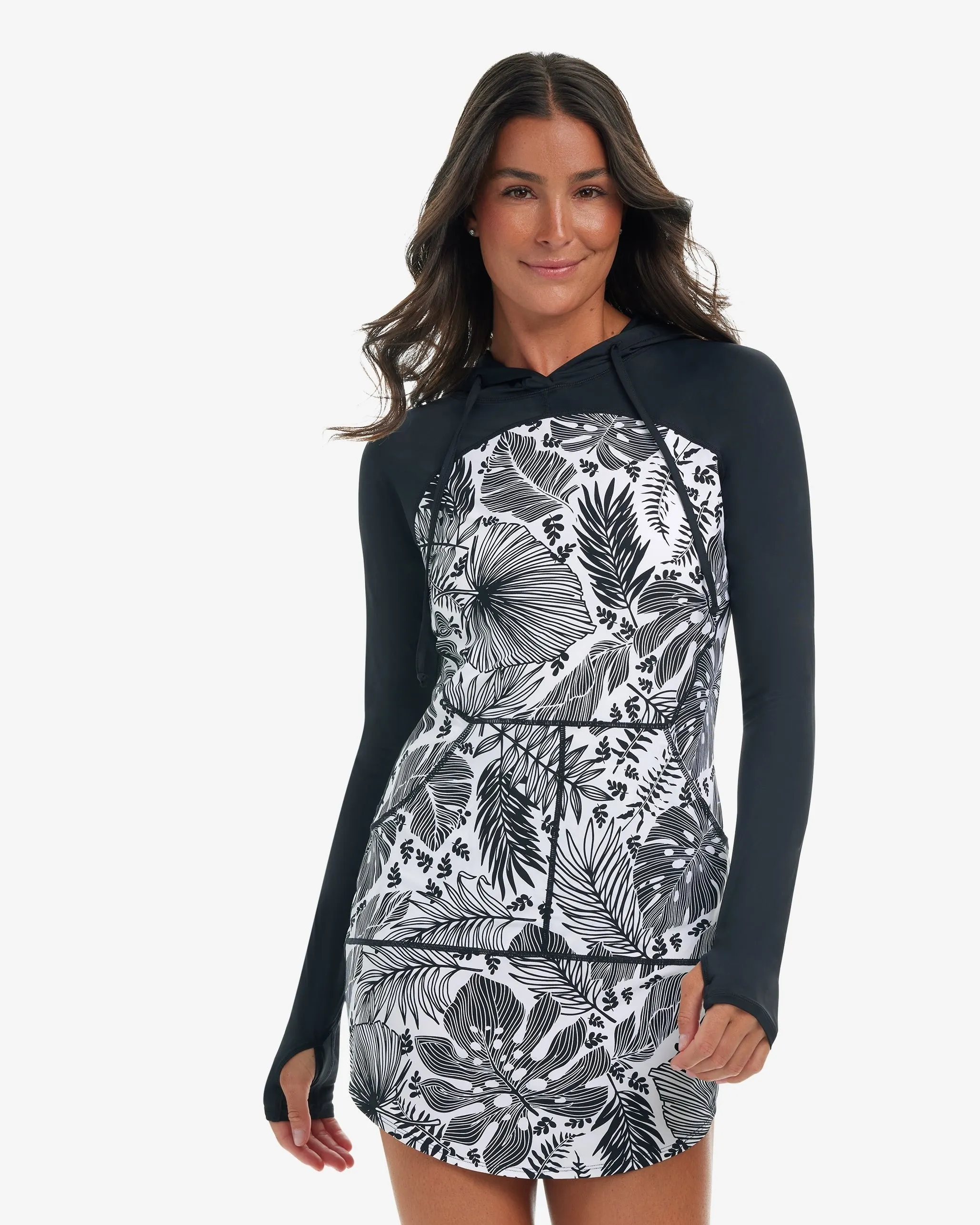 BLOQUV x JANTZEN- WOMEN'S HOODIE DRESS (2009J)