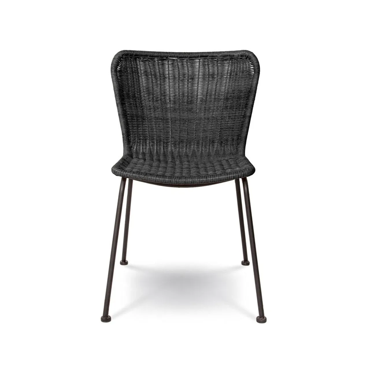 Calabria Wave Dining Chair | Black