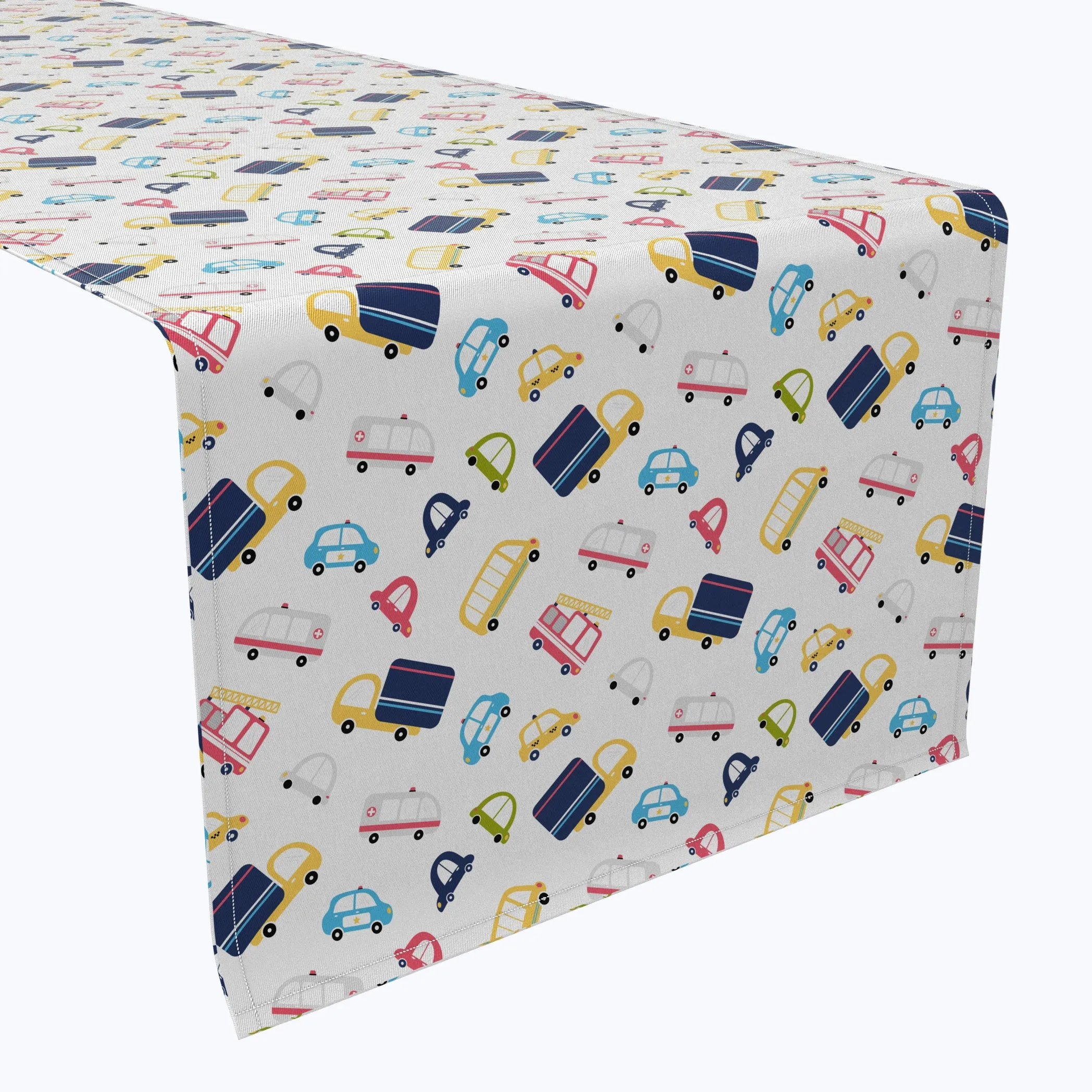 Cartoon Cars Table Runners