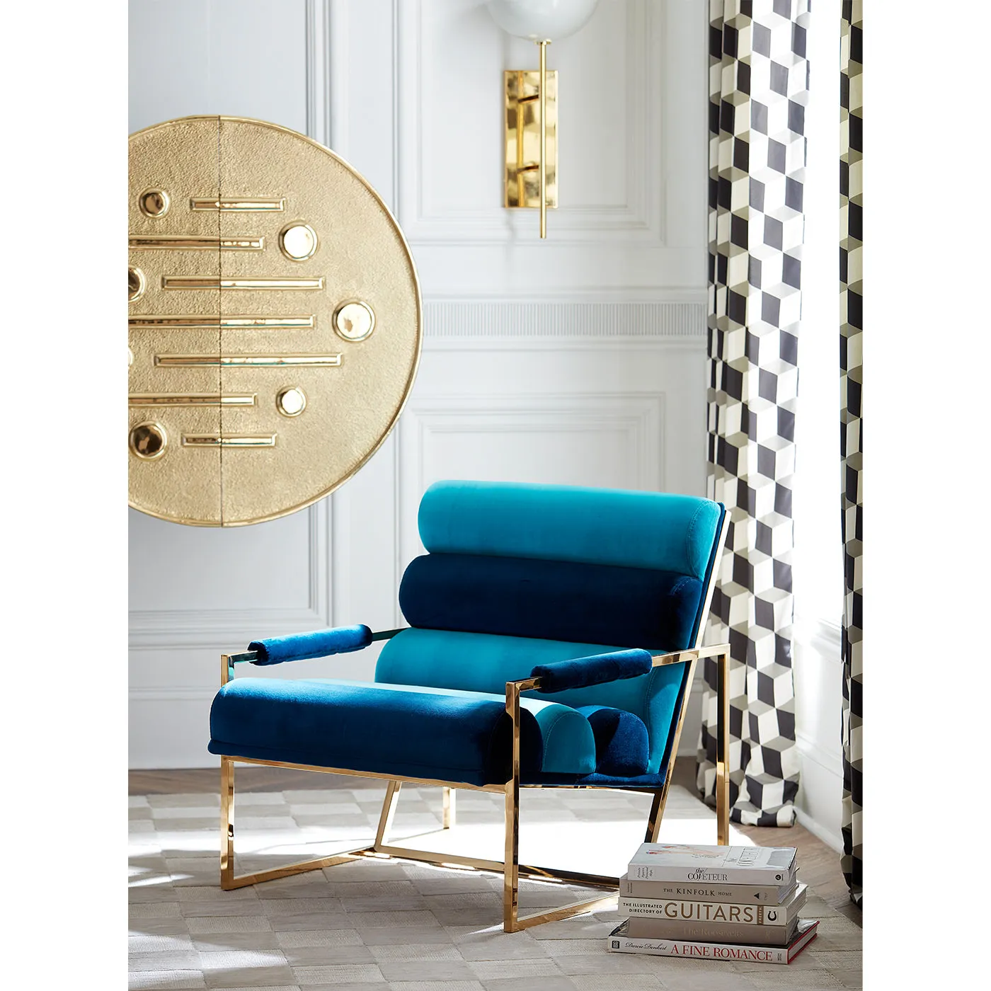 Channeled Goldfinger Lounge Chair