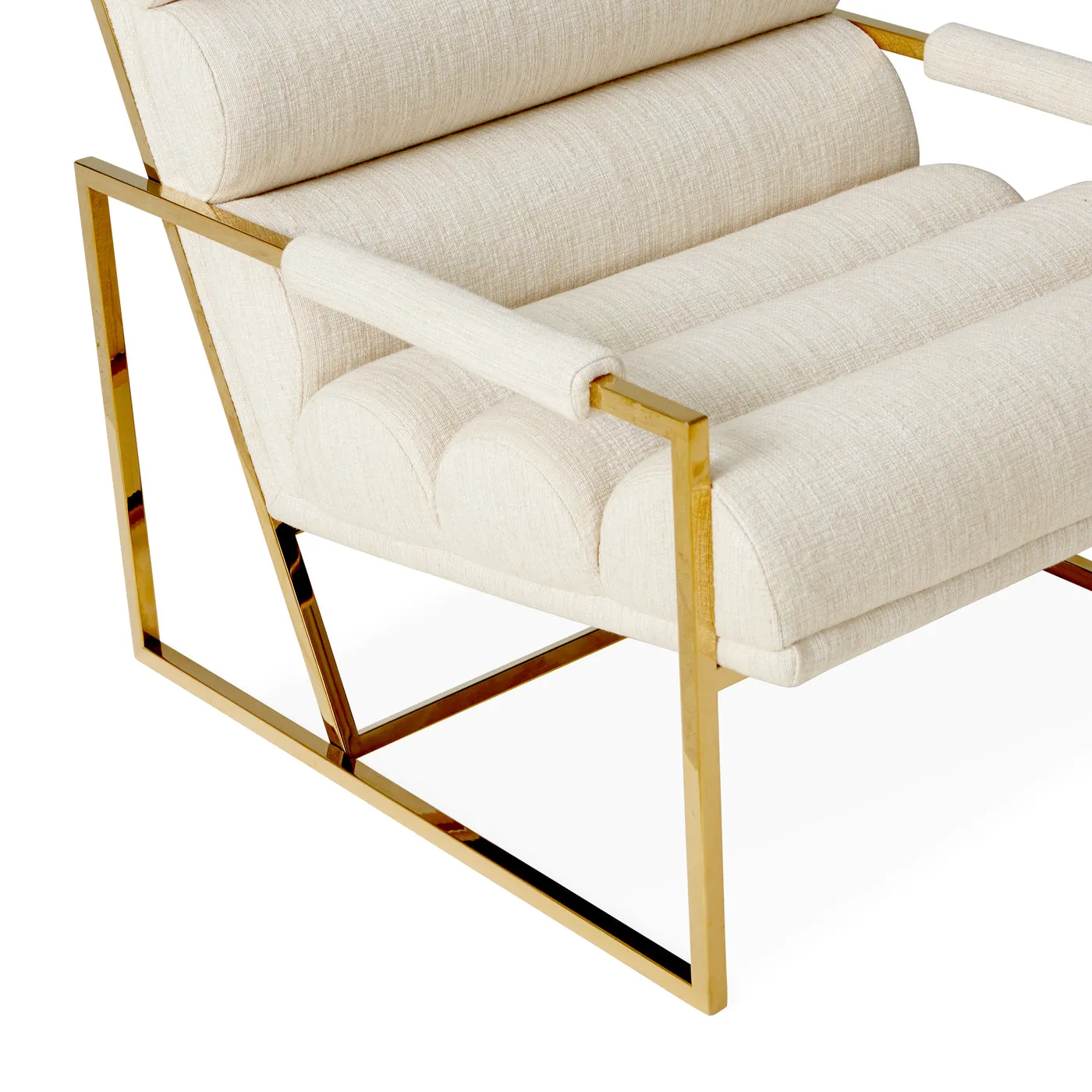 Channeled Goldfinger Lounge Chair