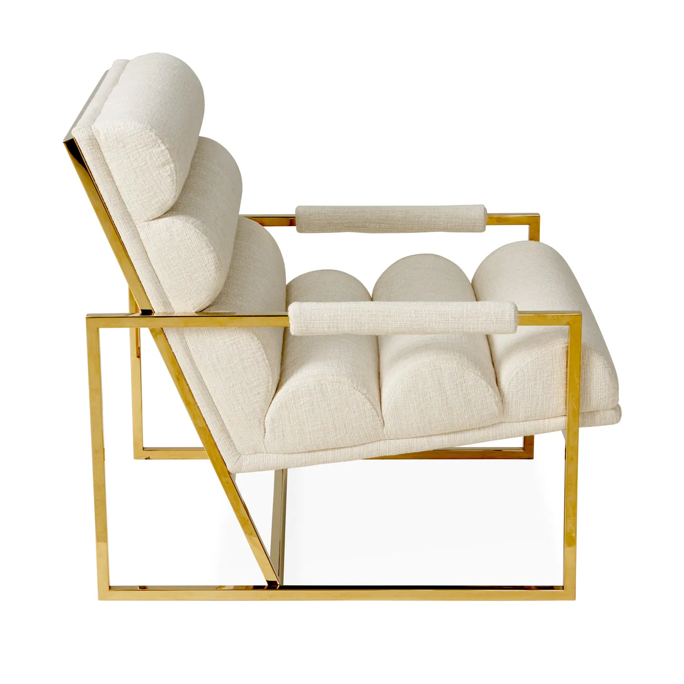 Channeled Goldfinger Lounge Chair