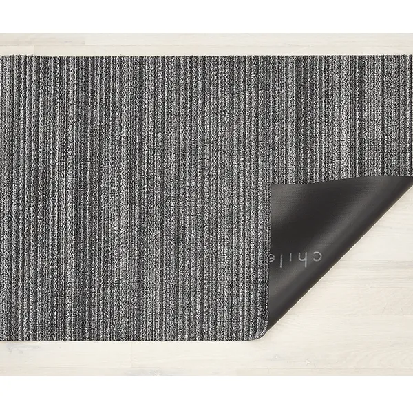 Chilewich Shag Runner Mat - Skinny Stripe - Shadow