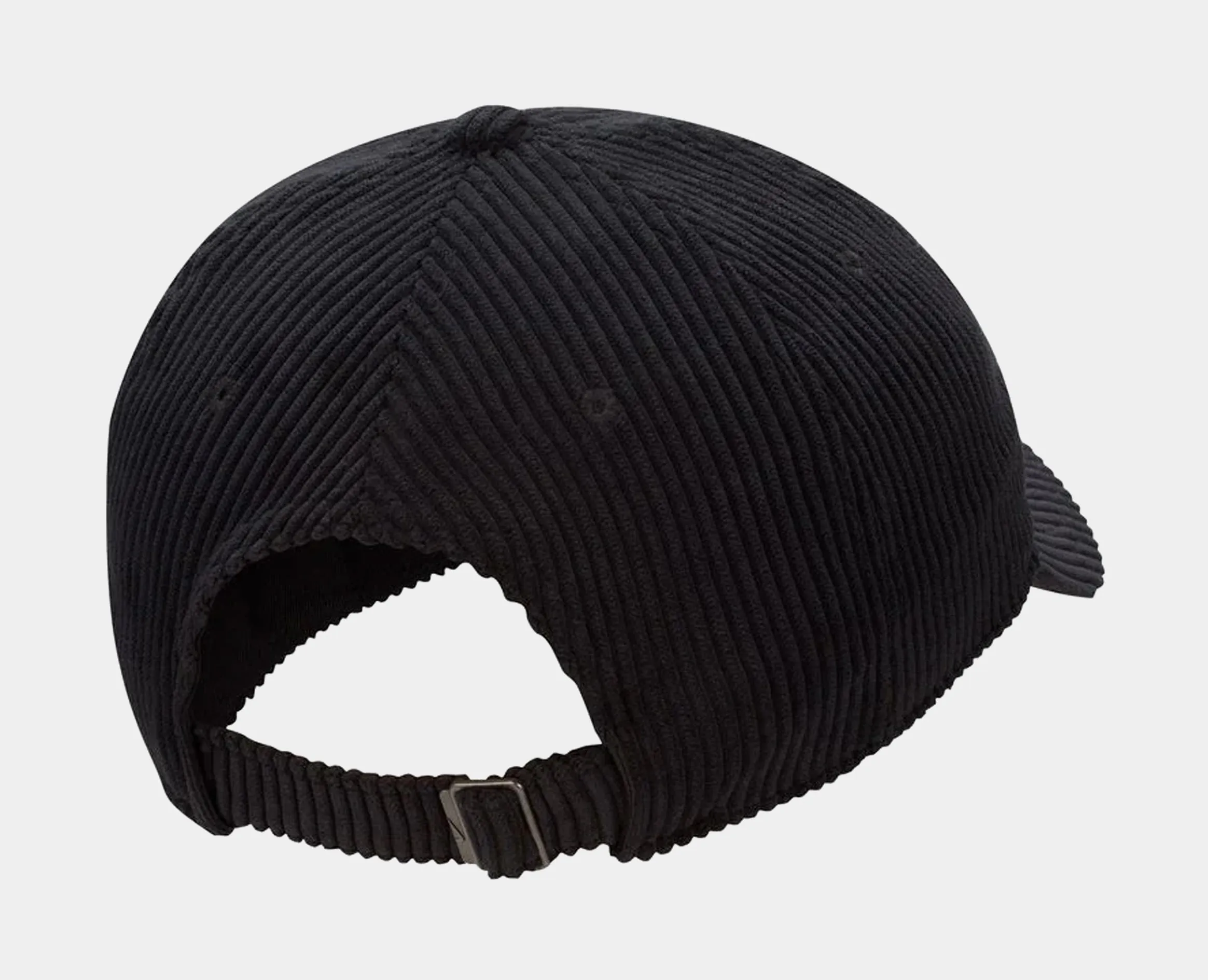 Club Corduroy Strapback Mens Hat (Black)