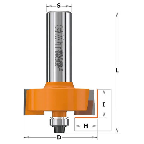 CMT Rabbeting Carbide Tipped Router Bits
