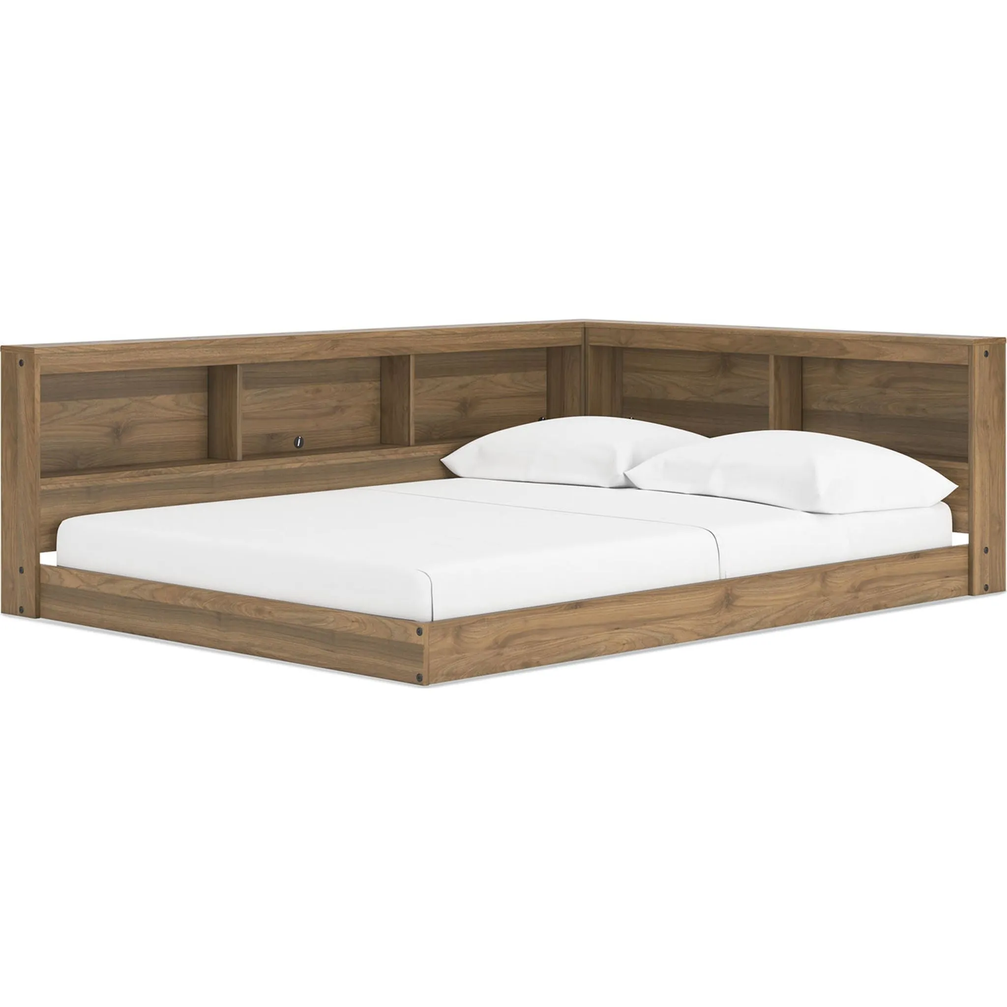 Deanlow Bookcase Storage Bed
