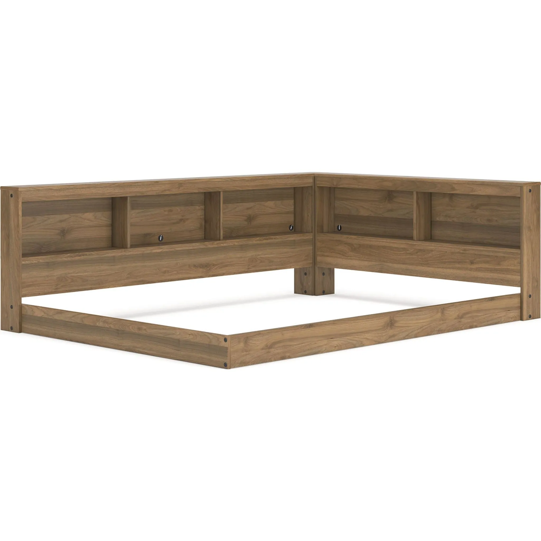 Deanlow Bookcase Storage Bed