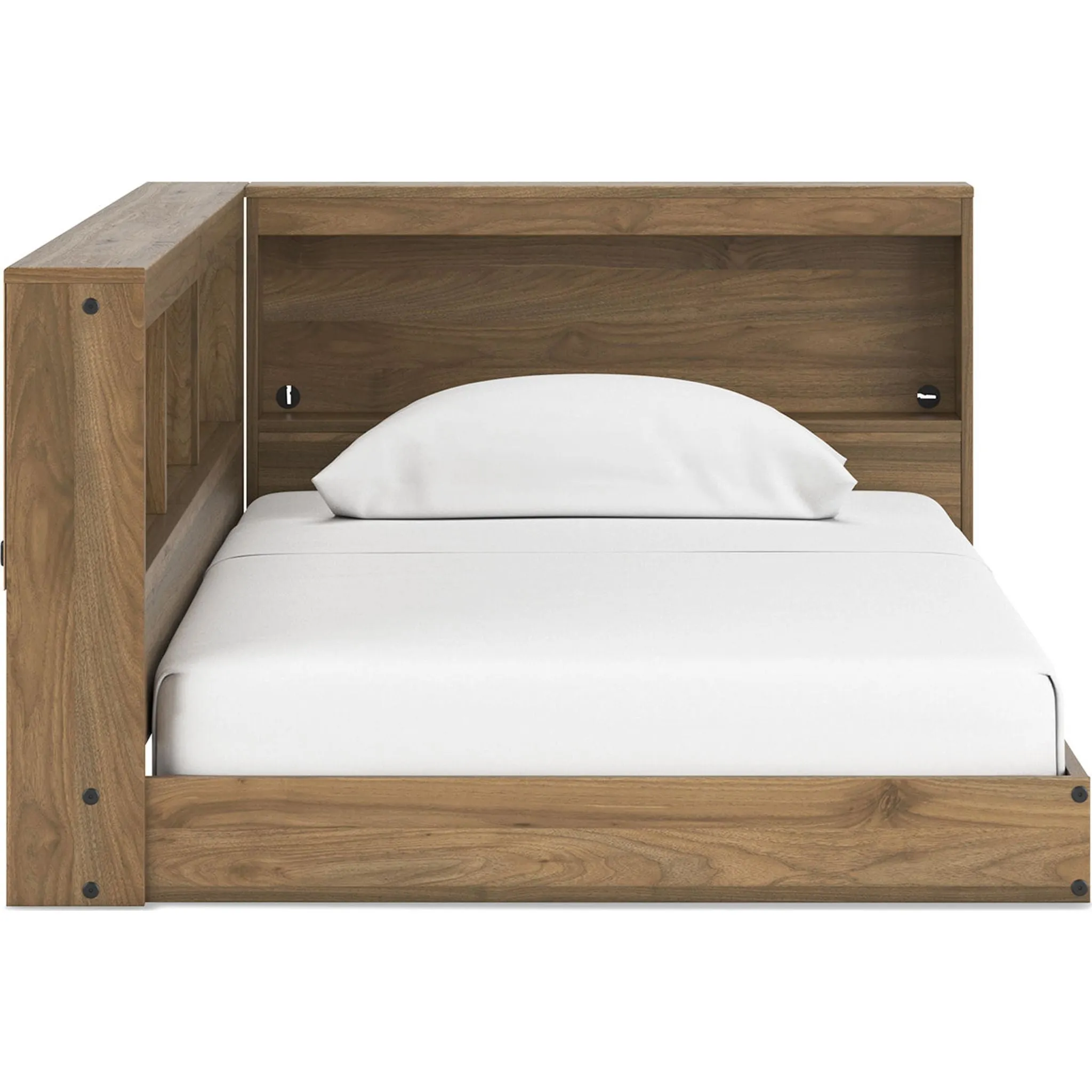 Deanlow Bookcase Storage Bed