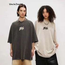 Desert Shadow Vintage Washed Tee - Short Sleeve Casual Print