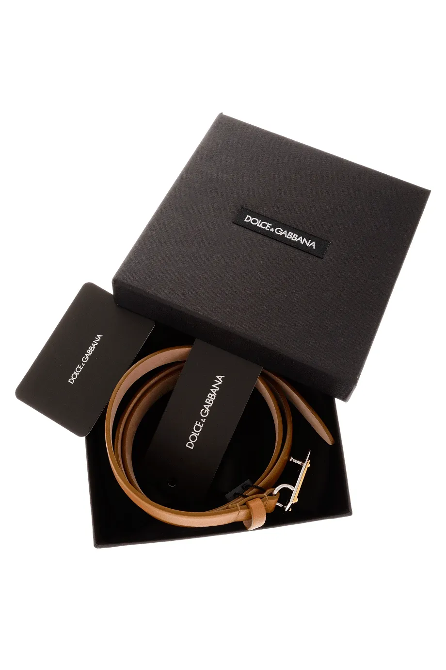 Dolce & Gabbana CAMMELO Soft Leather Belt