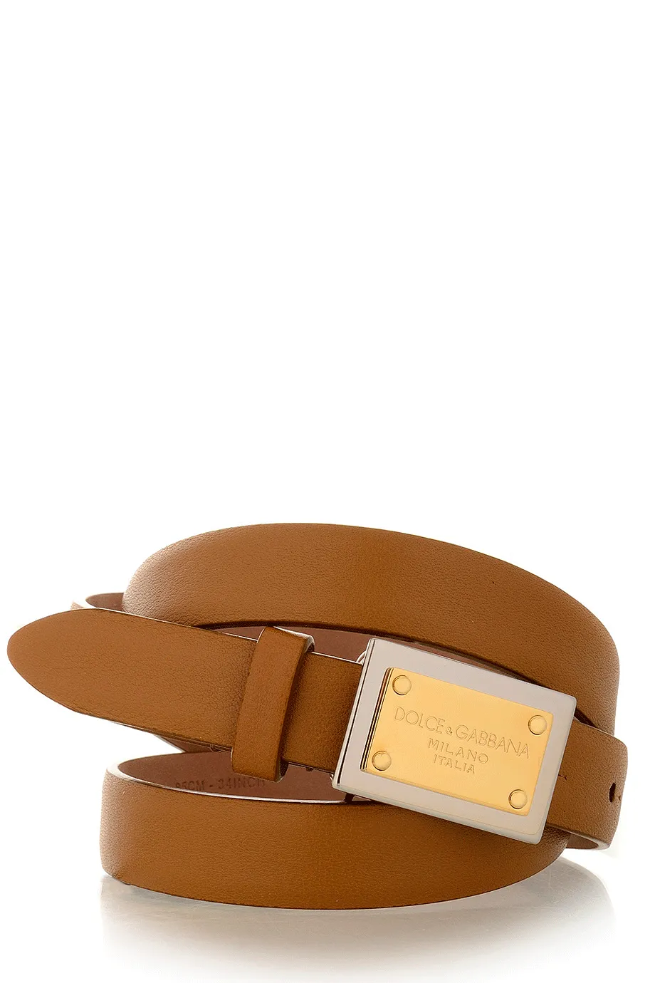 Dolce & Gabbana CAMMELO Soft Leather Belt