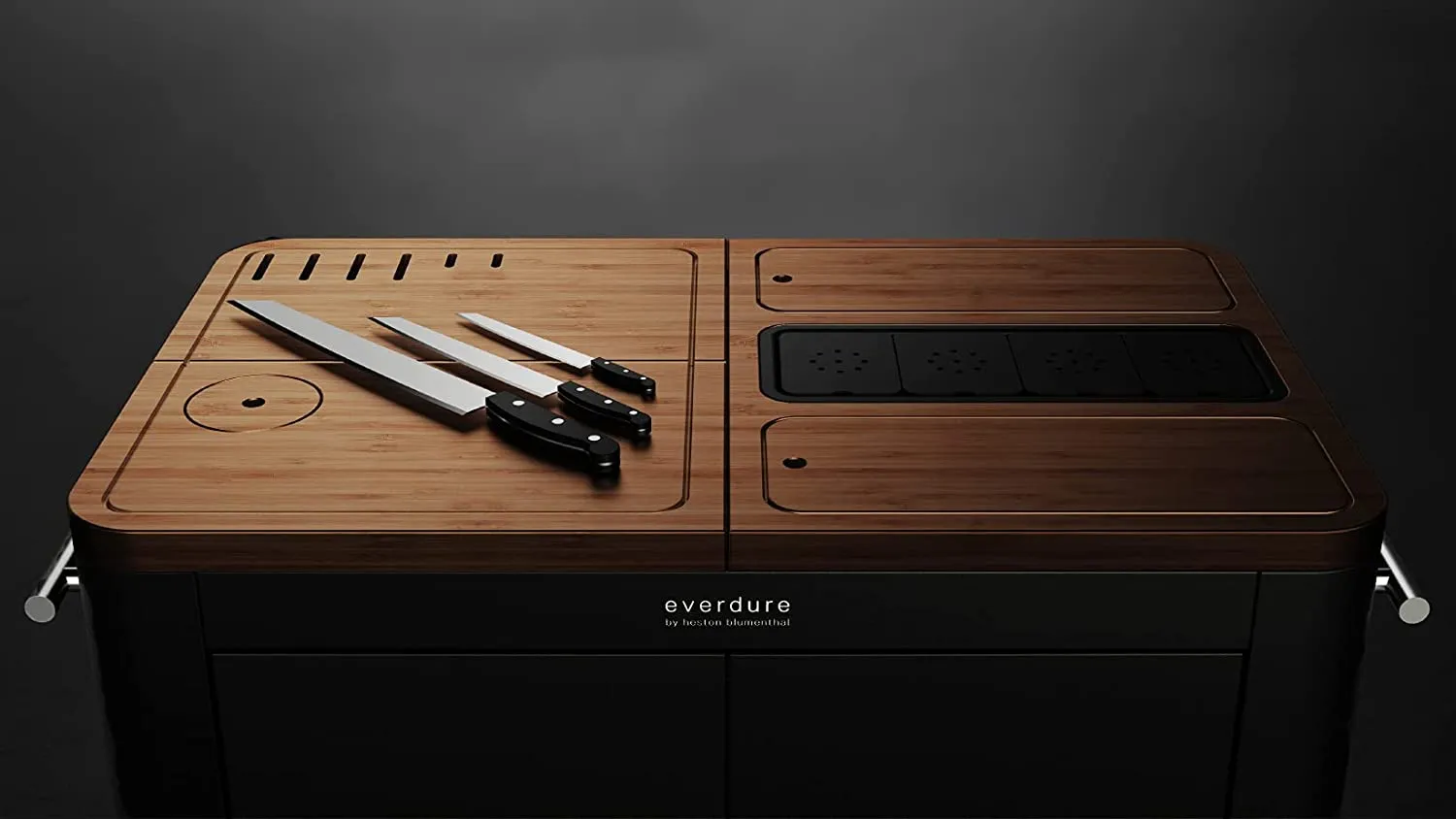 Everdure Mobile Preparation Kitchen Matte Black