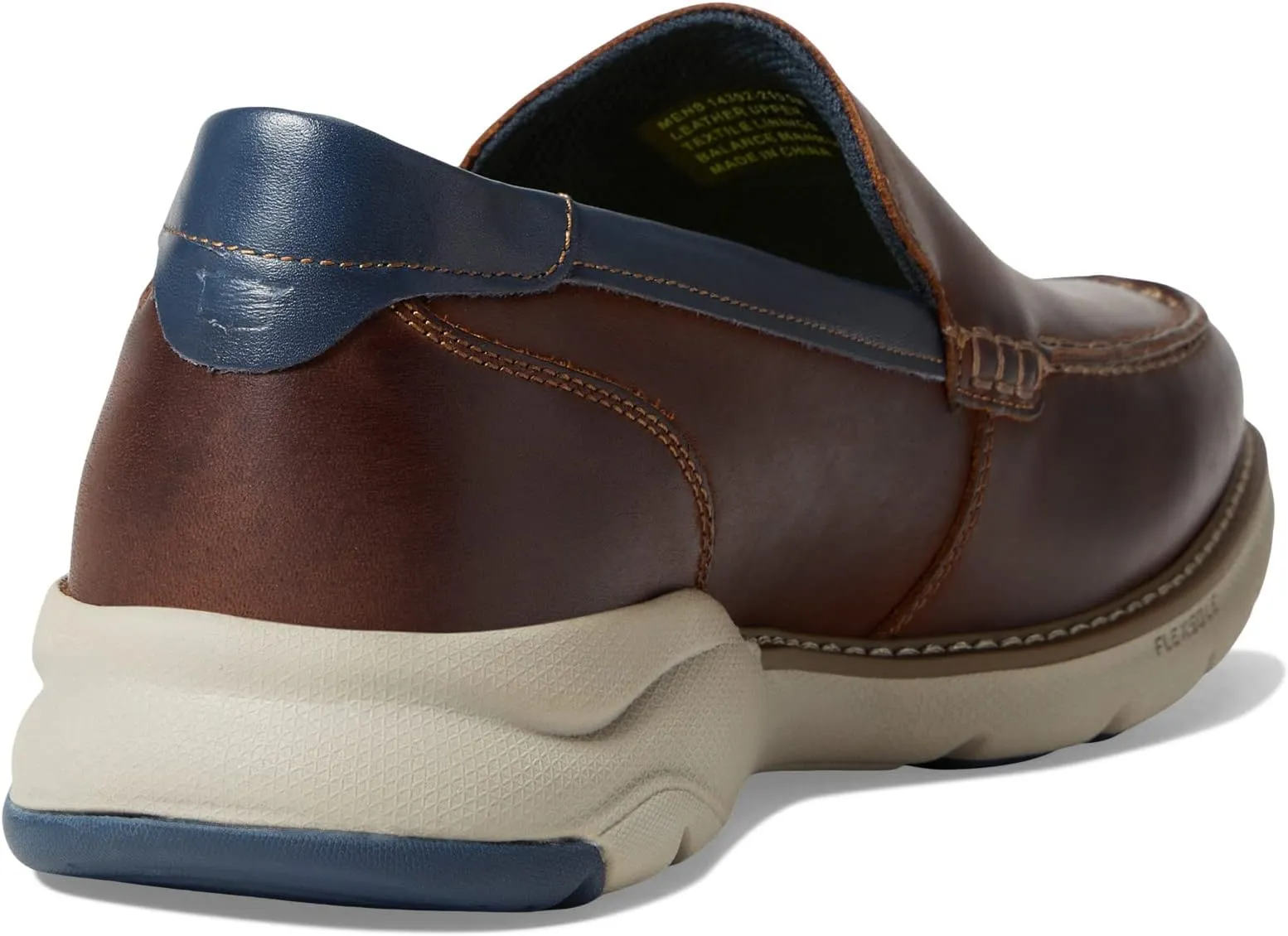 Frenzi Moc Toe Venetian Loafer Florsheim, Brown Crazy Horse