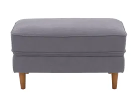 Grey Mid-Century Modern Ottoman
