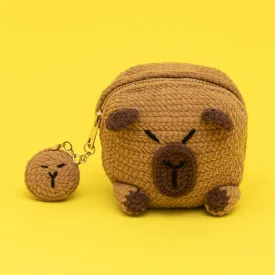 Intermediate Capybara Wallet Crochet Kit