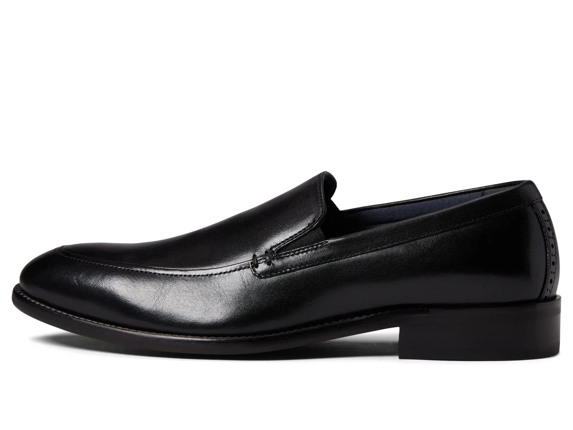 Johnston & Murphy Stockton Venetian loafers, black