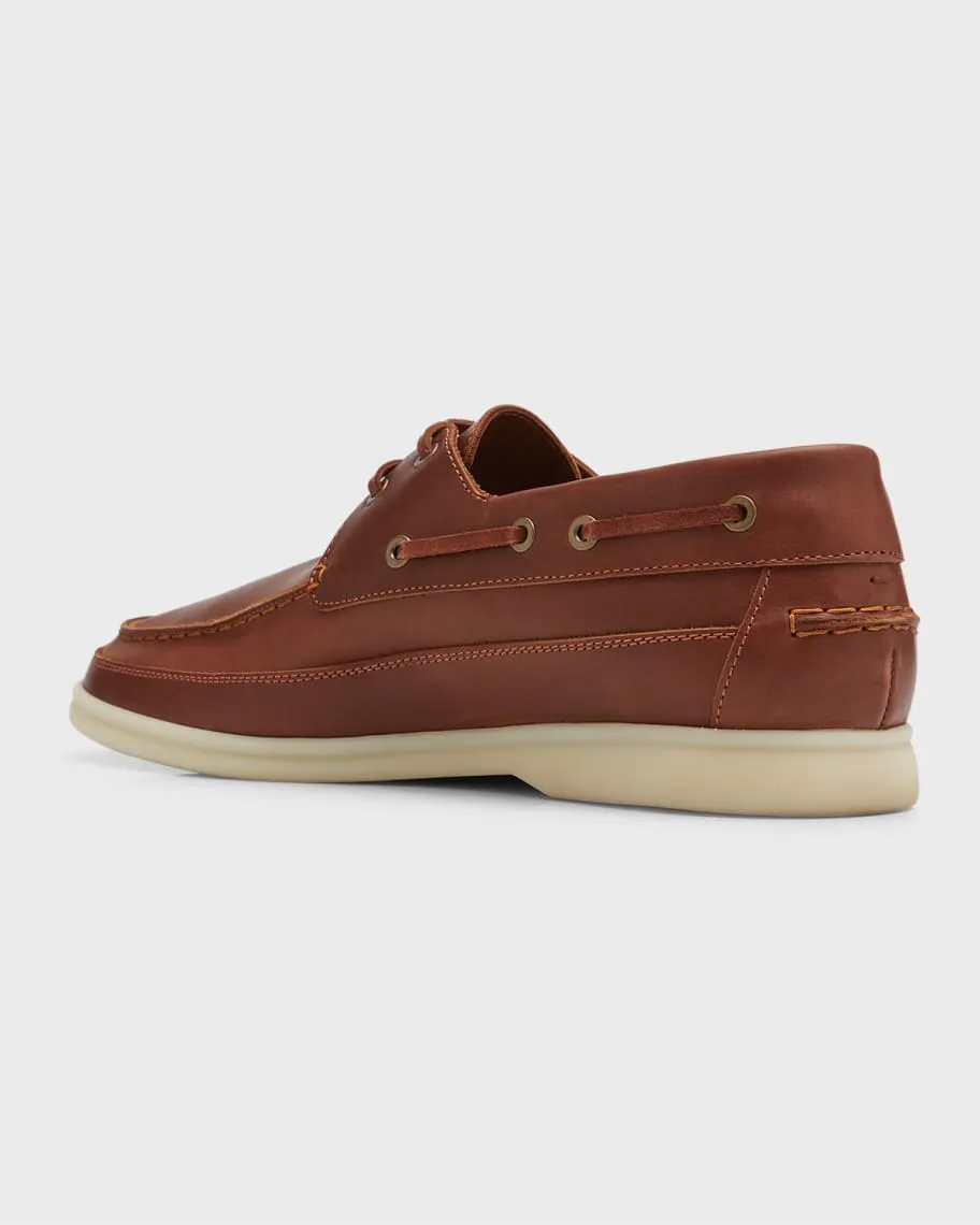 Loro Piana Men's Leather Sailing Loafers