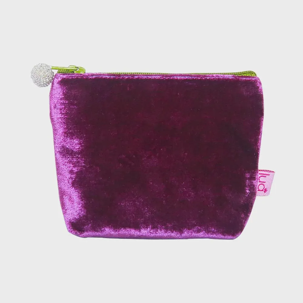 Lua Velvet Mini Purse/Pouch (many colours)