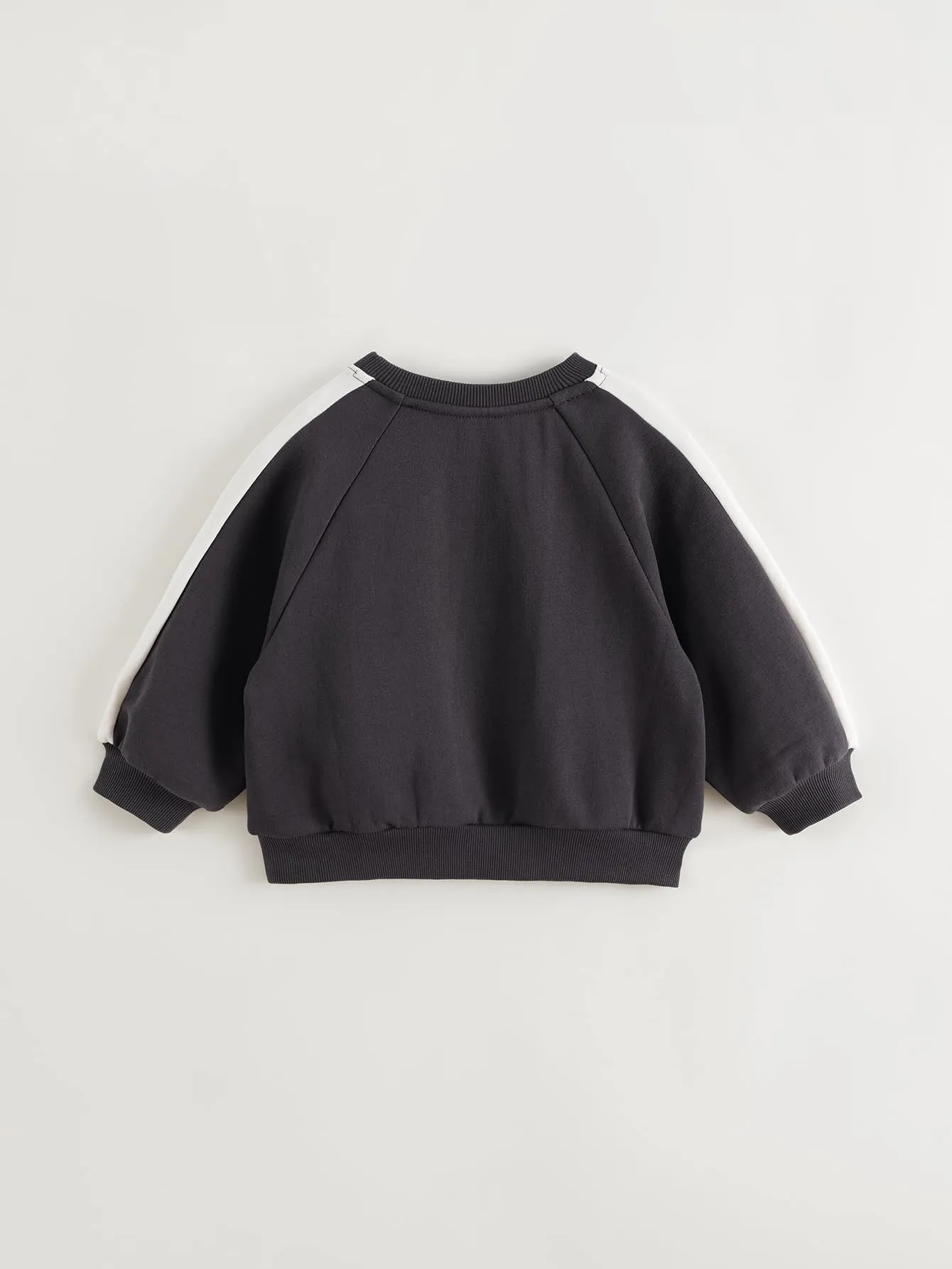 MARC & JANIE Boys Color Block Crew Neck Loose Sweatshirt 240993