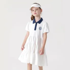 MARC & JANIE Girls Quick Dry Athletic Polo Dresses 240666