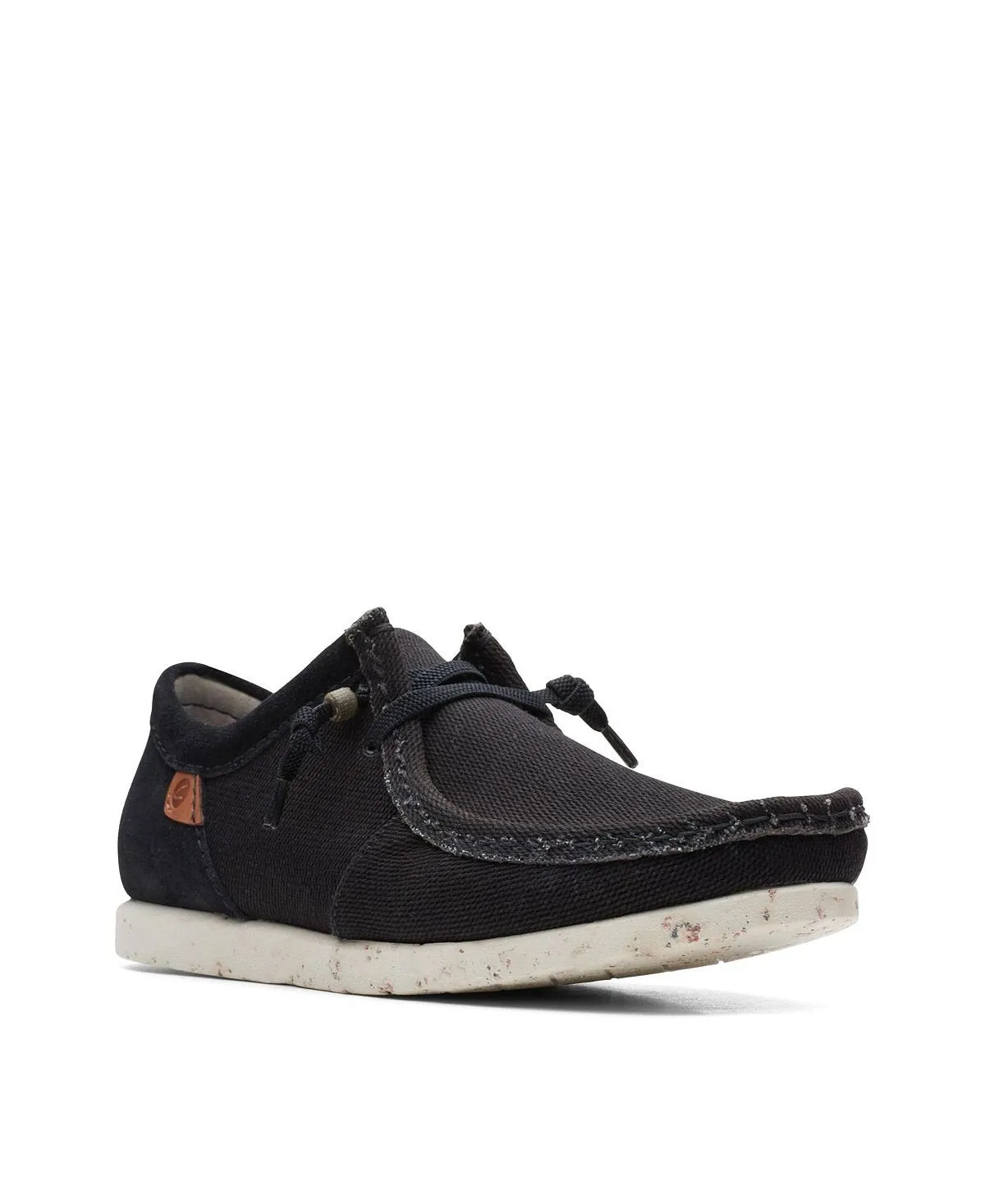 Men's shacrelite moc Clarks slip-on shoes, black