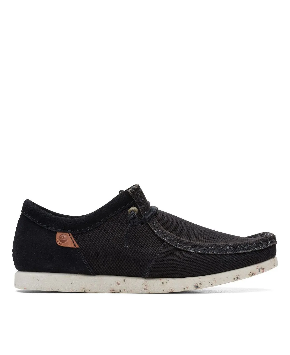 Men's shacrelite moc Clarks slip-on shoes, black