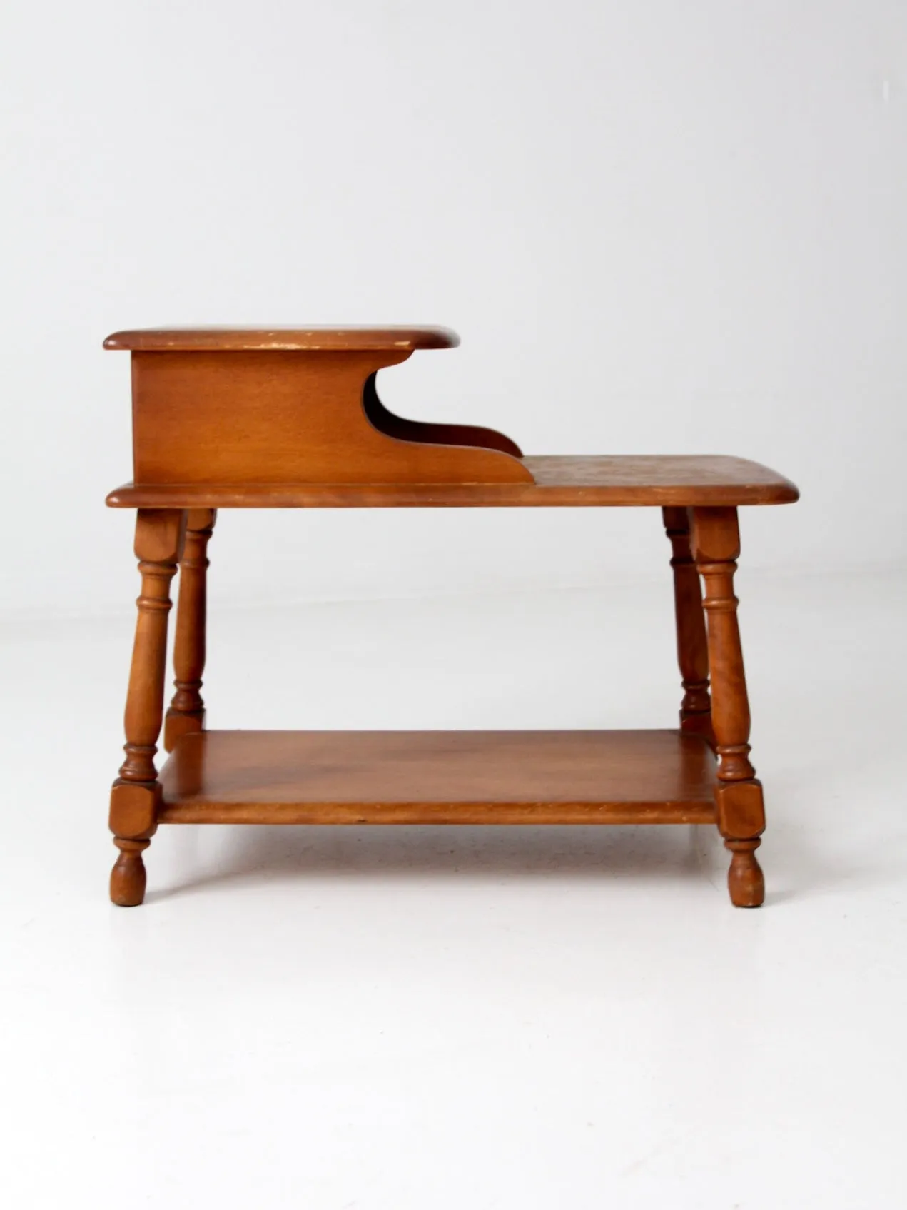 mid-century ranch style end table