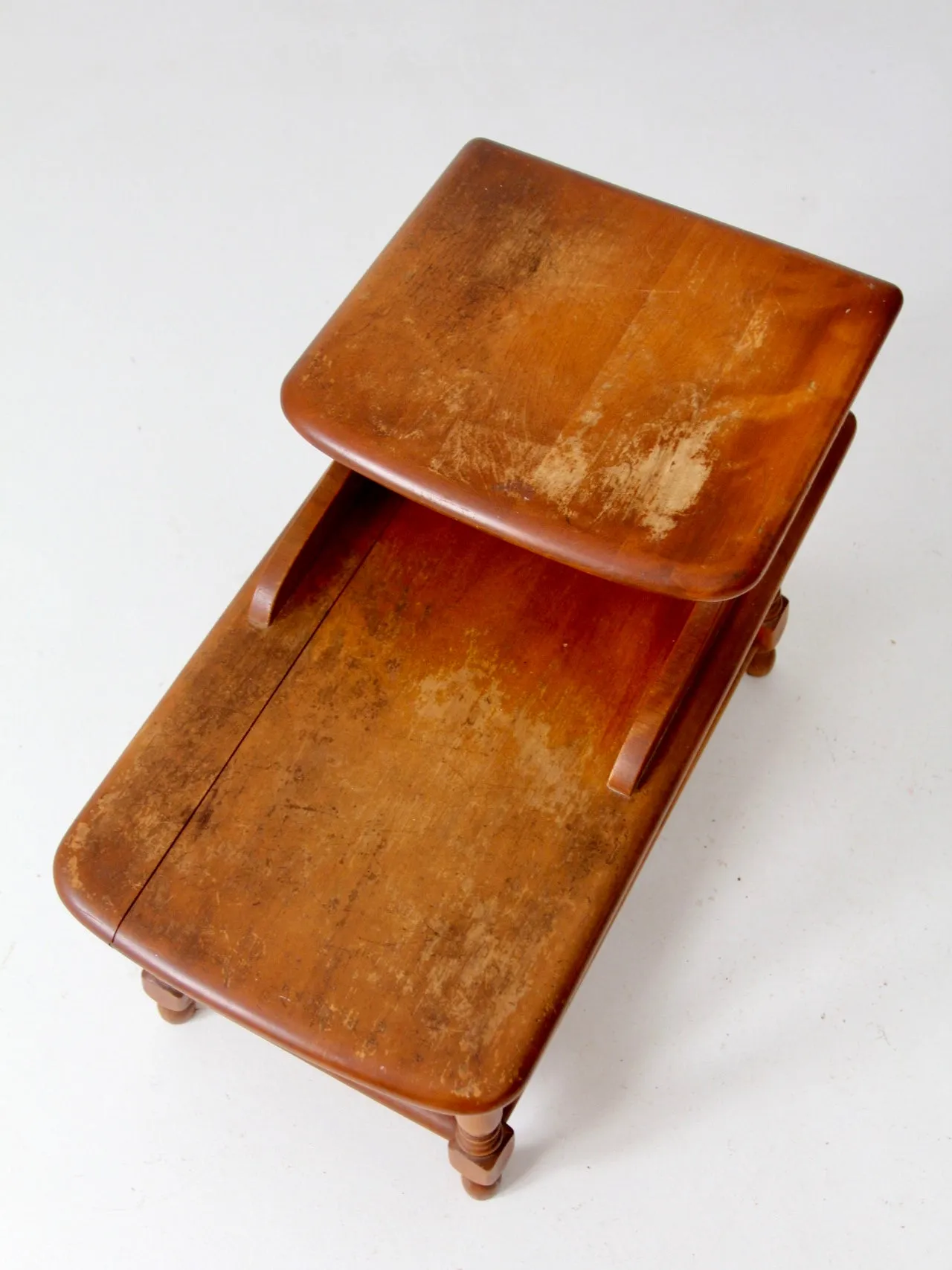 mid-century ranch style end table