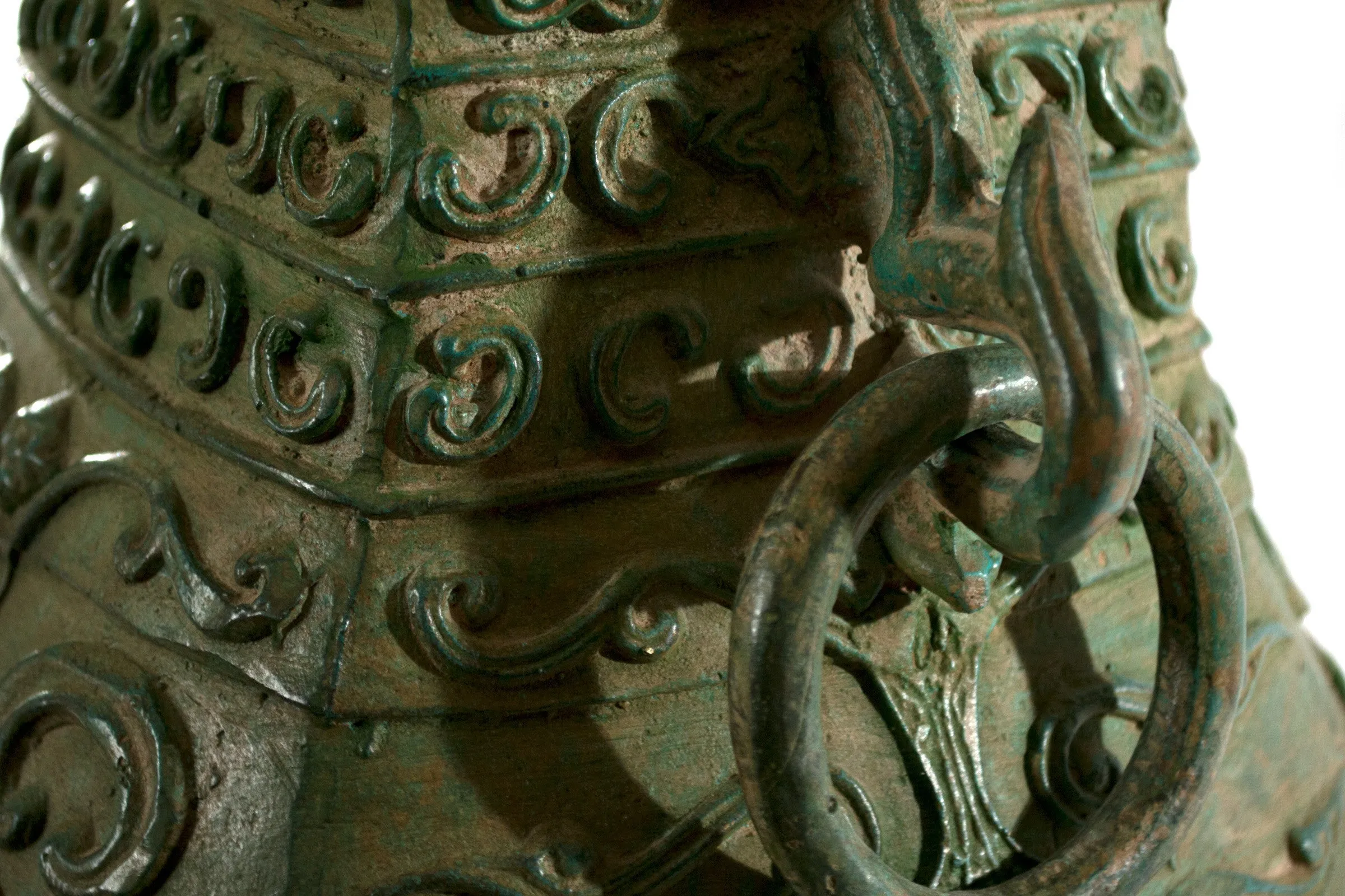 Pair of Table Lamps in the Shape of Chinese Temple Urns