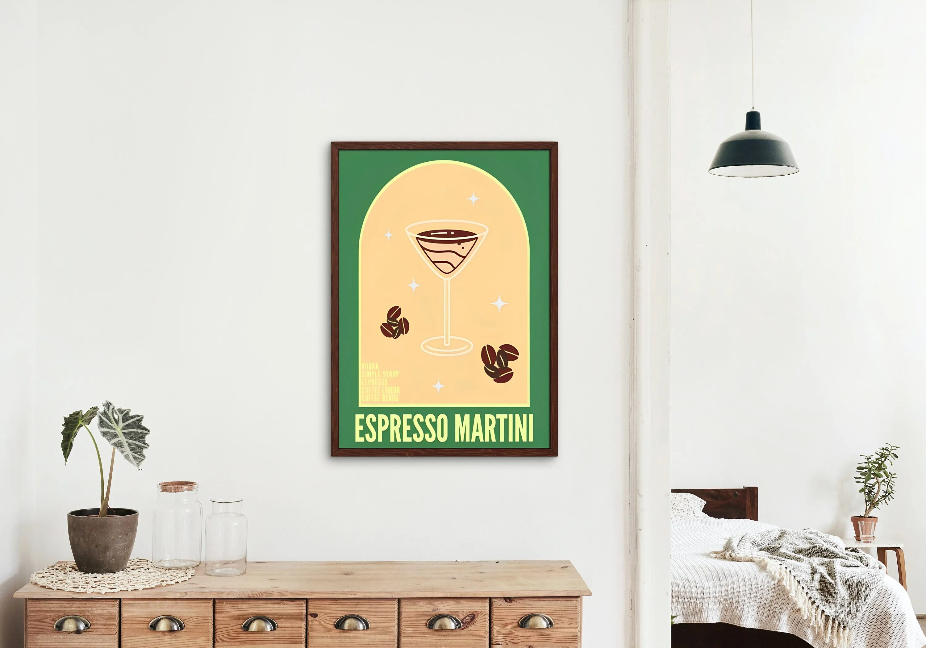 Preppy Cocktail Prints Set Of 4 PRINTABLE ART, Bar Cart Art, Colorful Cocktail Prints With Recipes, Retro Cocktail Posters, Preppy Wall Art