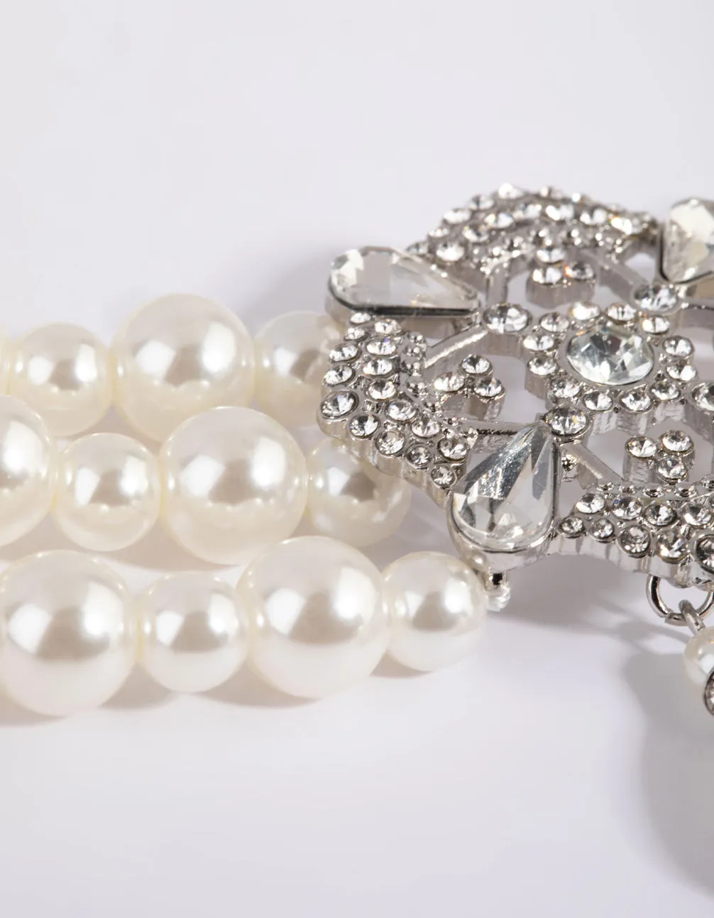 Rhodium Glamorous Choker