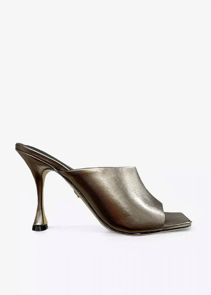 Rika Heel - Plomo Gunmetal