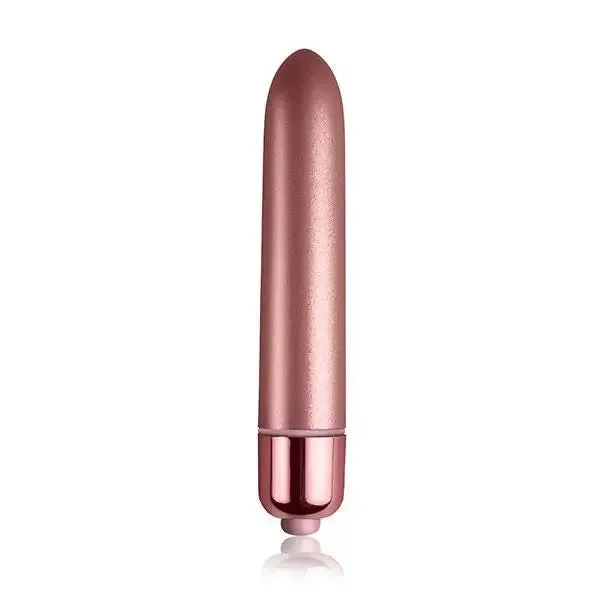 Rocks off Pink Waterproof Mini Bullet Vibrator with 10-functions