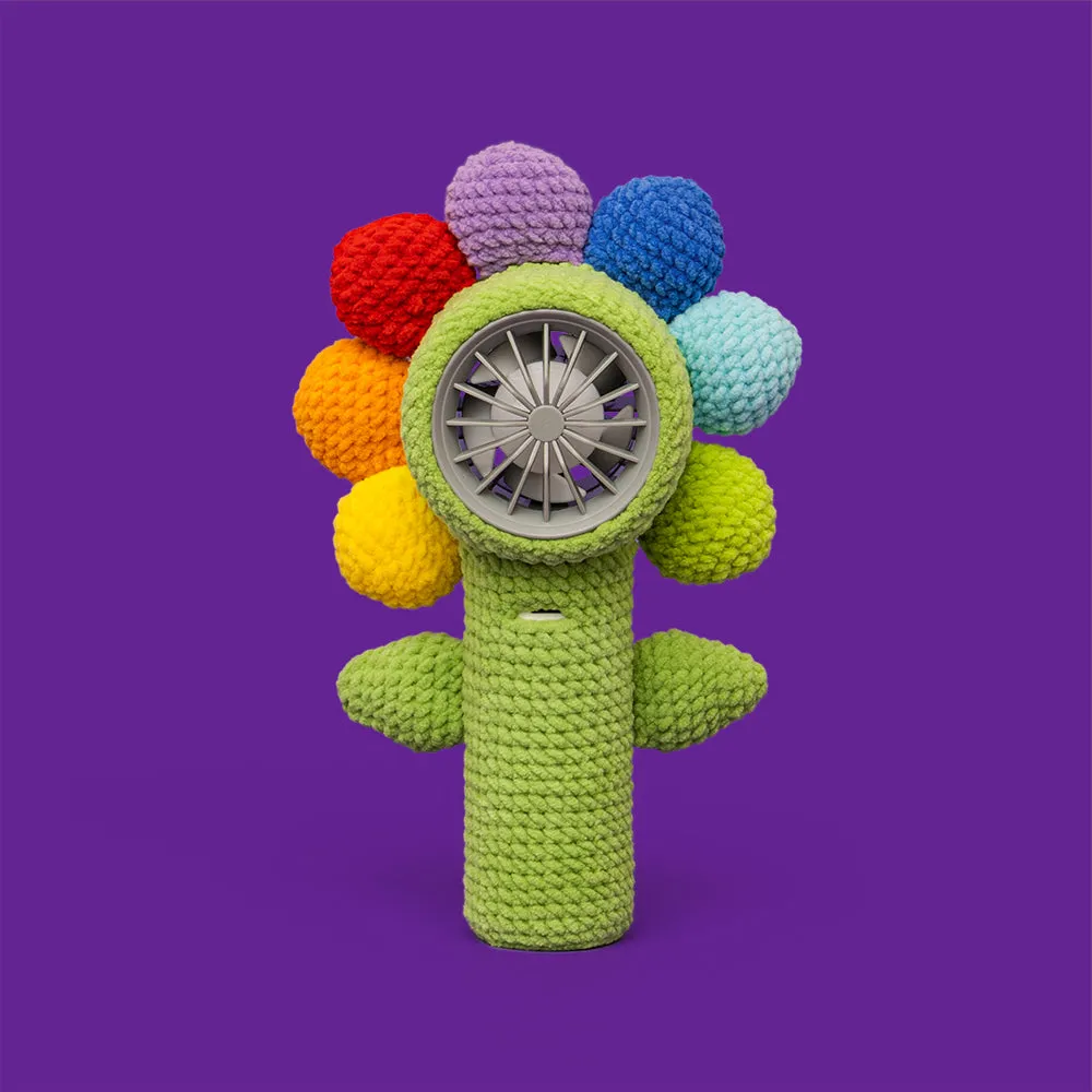 Seven Color Flower-Fan Crochet Kit